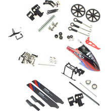 XK K130 RC Helicopter Spare parts set head blade landing gear connecting rod screw bearing gear 2024 - buy cheap