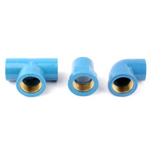 Copper G 3/4'' Female To 25mm Tee/Straight/90 Degree Elbow Blue Pipe Connectors Water Tube Joint Garden Irrigation Pipe Fittings 2024 - buy cheap