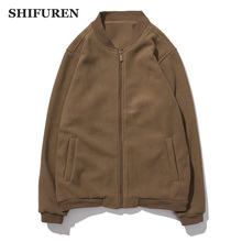 SHIFUREN Winter Warm Fleece Jacket Men Long Sleeve Polar Fleece Coat Outerwear Causal Jaqueta Masculino Full Zip Size S-XXL 2024 - buy cheap