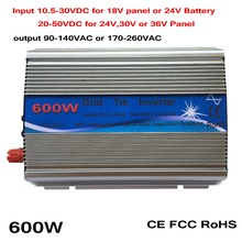 600W pure sine wave mppt inverter DC 10.5-30 or 20-50  to AC 110V/220V,grid inversor,power inverter work with Solar panel 2024 - buy cheap