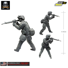 Kits de bonecos de resina para homens e soldados, conjunto moderno de bonecos moderno de resina americana, modelo rifleman, tamanhos auto-montados, 1/35 2024 - compre barato