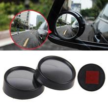 2 Pcs 360 Degree Framless Blind Spot Mirror Car Adjustable Rearview Blind Spot Side Rear View Convex Wide Angle Mirror 2024 - buy cheap