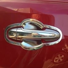 Para a Toyota RAV4 2014 2015 2016 2017 2018 Porta Exterior Alça Tigela Guarnição Da Tampa Estilo Do Carro ABS Chrome Auto Accessorie 2024 - compre barato