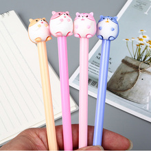 60pcs Kawaii Gel Ink Pen Lot Mixed Cartoon Hamster Pens for School Office Supplies Korean Cute Stationery Kids Students Caneta 2024 - buy cheap