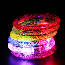 Светящийся браслет, акриловый мигающий светодиодный светящийся электронный браслет, светящийся браслет, украшения для детской вечеринки на день рождения 2024 - купить недорого