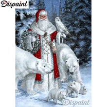 Dispaint Completo Quadrado/Rodada Broca 5D DIY Pintura Diamante "Papai Noel" Bordado Ponto Cruz 3D Decoração Da Sua Casa a10448 2024 - compre barato