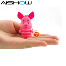 Loss money Custom New Pen Drive Cute Pig usb 2.0 memory flash stick pen drive for computer 64GB/32GB/16GB/8GB USB Flash Drivesk 2024 - buy cheap