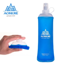 AONIJIE 450ml 500ml Soft Flask Folding TPU BPA Free Water Bottle For Running Hydration SD18 SD19 Camping Hiking 2024 - buy cheap