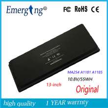 10.8V 55WH New  Original   Laptop Battery for APPLE MacBook  A1185 A1181 MA254 2024 - buy cheap