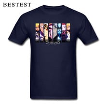 Camiseta masculina overlord, camisetas de anime para meninas de vampiros, roupas estilo japonês 2024 - compre barato