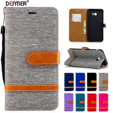 Denim Mixed Colors Case For Samsung Galaxy J4 Plus 2018 J415F J415 SM-J415F J4Plus J 4 PU Leather Wallet Leather Flip Cover Case 2024 - buy cheap