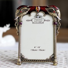 NooLim 4x6 inch High quality European classical metal photo frame vintage picture frames 2024 - buy cheap