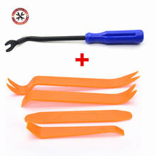 Blue Car Removal Tool + 4pcs/set Portable Vehicle Car Panel Audio Trim Removal Tool Set Kit Practical Car Repairing Hand Tools 2024 - купить недорого