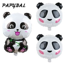 Balão inflável de panda para festa de aniversário, 1 pç, bexiga, tema animal, bambu, floresta, decoração, chá de bebê, globos 2024 - compre barato