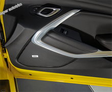 Lapetus Door Inner Stereo Speaker Audio Sound Frame Cover Trim 2 Pcs For Chevrolet Camaro 2016 2017 2018 2019 ABS Carbon Fiber 2024 - buy cheap