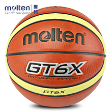 Bola de basquete molten gt6x gt5x, tamanho oficial, bola para treinamento interno e externo, livre com agulha e rede de malha 2024 - compre barato