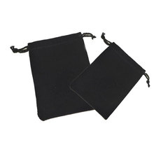 7*9cm 200pcs Black Velvet Bags For Jewelry Pouch Gift Bag Package With Drawstrings Bag Wed/necklace Diy Women Flannel Display 2024 - buy cheap