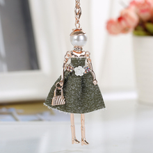 New Fashion Doll Necklace! Shell Flower Doll Necklace Women Accessories Jewelry Female Gifts Hot 2024 - buy cheap
