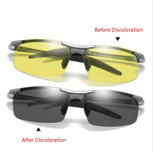 Real Photochromic Polarized Sunglasses Day Night Vision Goggles Driving Aluminum Magnesium Anti-glare Sun Glasses For Men 2024 - buy cheap