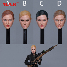 Collectible GC022 1/6 Scale Beauty European Female Killer Head Carving with fierce eyes for 12" Suntan Action Figure Body 2024 - buy cheap