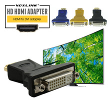 VOXLINK дома Аудио HDMI мужчина к DVI-D женский (24 + 1)/(24 + 5) шнур dvi кабель адаптер конвертер 1080 P для ПК PS3 проектор ТВ коробка 2024 - купить недорого