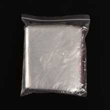 Ziplock-bolsas transparentes de plástico para almacenamiento de alimentos, bolsas gruesas con cremallera, 5 tamaños, lote de 100 unidades 2024 - compra barato