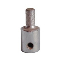 1/4  Inch Chromeplated Diamond Grinder Bit for smoothing glass 2024 - buy cheap
