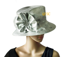 Новая серебряная шляпа в стиле Кентукки, в стиле Derby, на весь год, официальная шляпа для платья со стразами для Кентукки Derby гонки, чашки в стиле «Мельбурн». 2024 - купить недорого