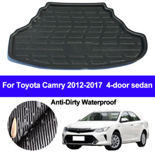 Tapete traseiro para toyota camry, forro de carga com parte traseira do porta-malas, não poeira, 2012, 2013, 2014, 2015, 2016, 2017 2024 - compre barato