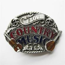 Hebilla de cinturón de música de estilo Country occidental, nuevo, BUCKLE-MU096, también disponible en EE. UU. 2024 - compra barato