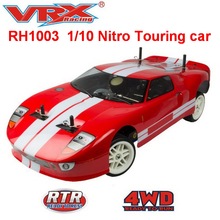 Toys for children VRX Racing RH1003 nitro 1/10 Scale 4WD Nitro Powered RC Car,FC.18 Engine,High Speed nitro Engine,Touring car 2024 - buy cheap