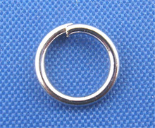 Doreen Box Lovely 500PCs Silver Color Open Jump Rings 7mm Dia. (B00313) 2024 - buy cheap