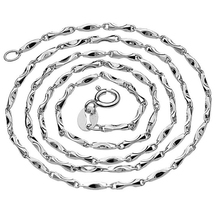 990 Pure Silver Necklace Male Women Ingot Chain Pendant Short Design 999 Fine Silver Chain 2024 - buy cheap