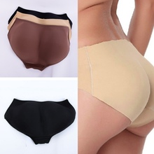 OIONINOS-bragas suaves sin costuras para mujer, ropa interior Sexy de silicona, con relleno trasero, Realzador de glúteos y cadera 2024 - compra barato