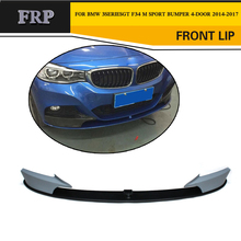 Автомобиль FRP автомобильный передний губ сплиттер для BMW F34 3 серии GT M спортивный бампер 4-дверь 2014-2017 2024 - купить недорого