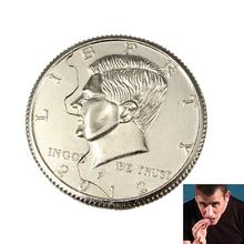 Top Sale Magic Close-Up Street Trick Bite Coin Bite And Restored Half Dollar illusion 2024 - купить недорого