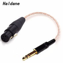 Cable adaptador de Audio para auriculares, 6,35mm, 1/4 macho a 4 pines XLR hembra, conexión equilibrada TRS, 10cm 2024 - compra barato