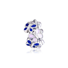 CKK Fit Pandora Bracelet Butterfly Arrangement Spacer Beads For jewelry making charms silver 925 original kralen Charm pulsera 2024 - buy cheap