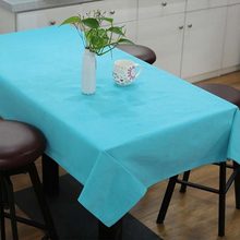 Mantel rectangular de algodón y lino para mesa de comedor, cubierta de Color puro para cocina, decoración del hogar, cinco tamaños 2024 - compra barato