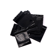 100pcs/lot Mini Black Color Zip Lock Plastic Bags Many Size To Choose Small Thicken Plastic Jewelry Packaging Bags Pouches 2024 - buy cheap