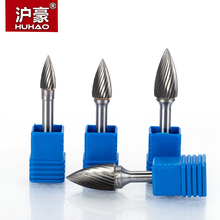 HUHAO 1pc 6mm Shank Tungsten Steel Cutter Metal Grinding Carving Rotary File Cylindrical Router Bit For Metal Polishing  G Type 2024 - buy cheap