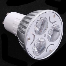 100 шт./лот 85-265 В 3*1 Вт GU10 белый светодиодные лампы Spotlight энергосбережение белый /теплый белый цвет; Бесплатная доставка, оптовая продажа 2024 - купить недорого