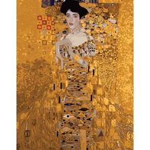 40*50 cm Klimt 'Mrs. Bauer' Hand Painted Pictures Painting By Numbers Home Decor DIY Digital Oil Painting On Canvas DY004 2024 - buy cheap