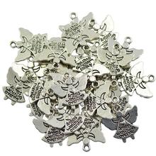 30 Tibetan Silver Color Angel Charms Pendants Angels Watching over me Jewelry DIY 2024 - buy cheap