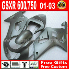 Full  fairing kit for 2001-2003 hot sale flat black SUZUKI GSXR 600 750 bodywork K1 #OJL GSX R600 R750 01 02 03 2024 - buy cheap