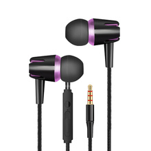 For Iphone Samsung Huawei Xiaomi PC Phone New Fashion 3.5mm Stereo Earphone Earbuds Bass  Earphone Sports Headset With Mic 2024 - buy cheap