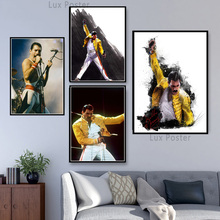 Poster And Prints Hot Freddie Mercury Bohemian Rhapsody Queen Wall Art Canvas Painting Wall Pictures For Living Room Home Decor 2024 - buy cheap