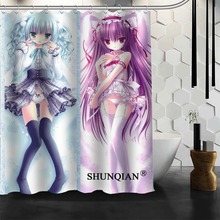 Tsukiyono-cortinas de ducha Chakai personalizadas, impermeables, de poliéster, para Baño 2024 - compra barato
