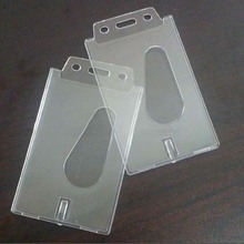 Hot sale 1 PCS Transparent Case Clear Vertical Hard Plastic Badge Holder Card ID Credit Holder 2024 - buy cheap