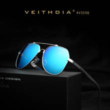 VEITHDIA Brand Men's Aluminum Magnesium Sunglasses Polarized Blue Lens Mirror Driving Eyewear Sun Glasses For Men Male shades 2024 - buy cheap